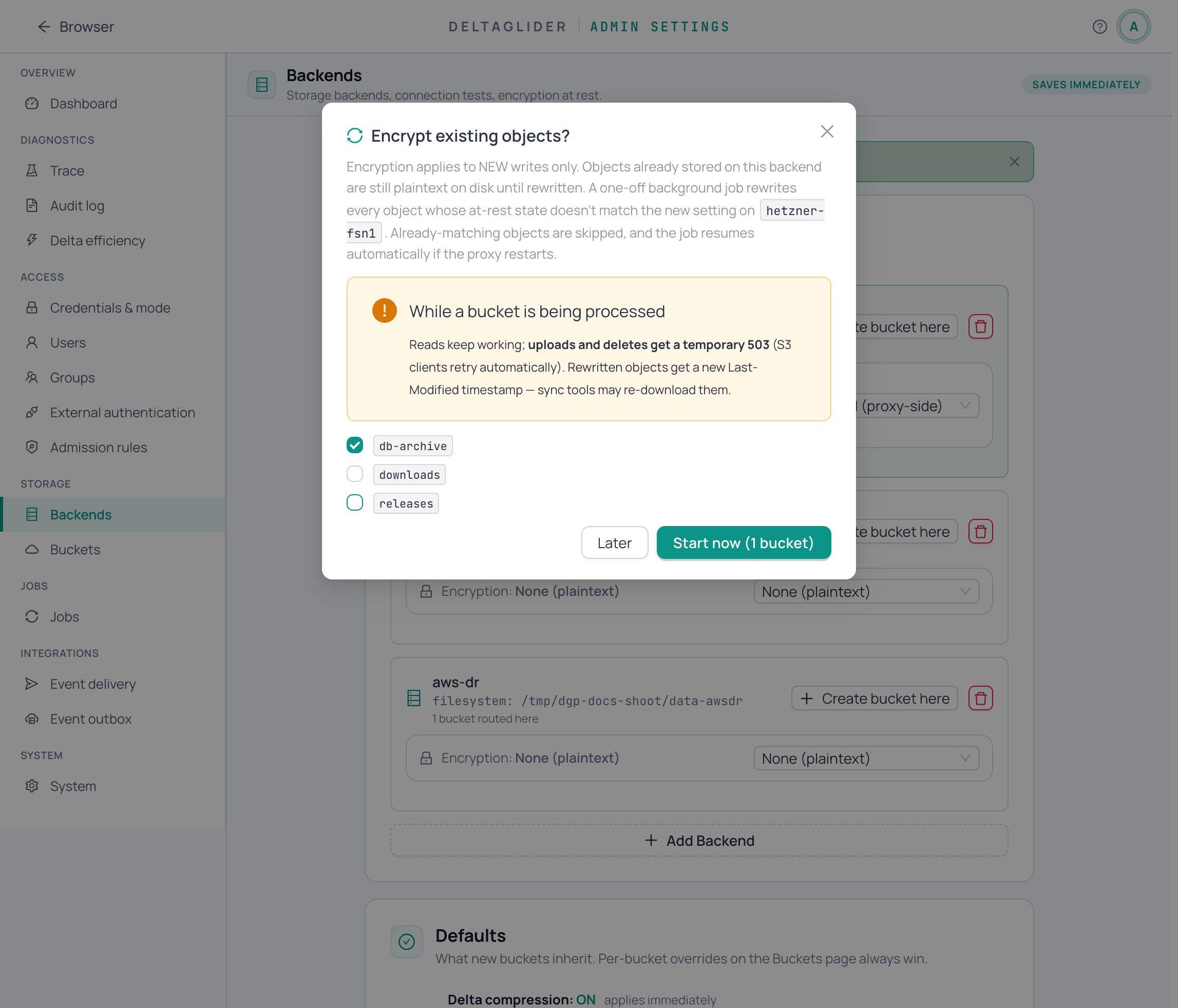 Re-encrypt proposal